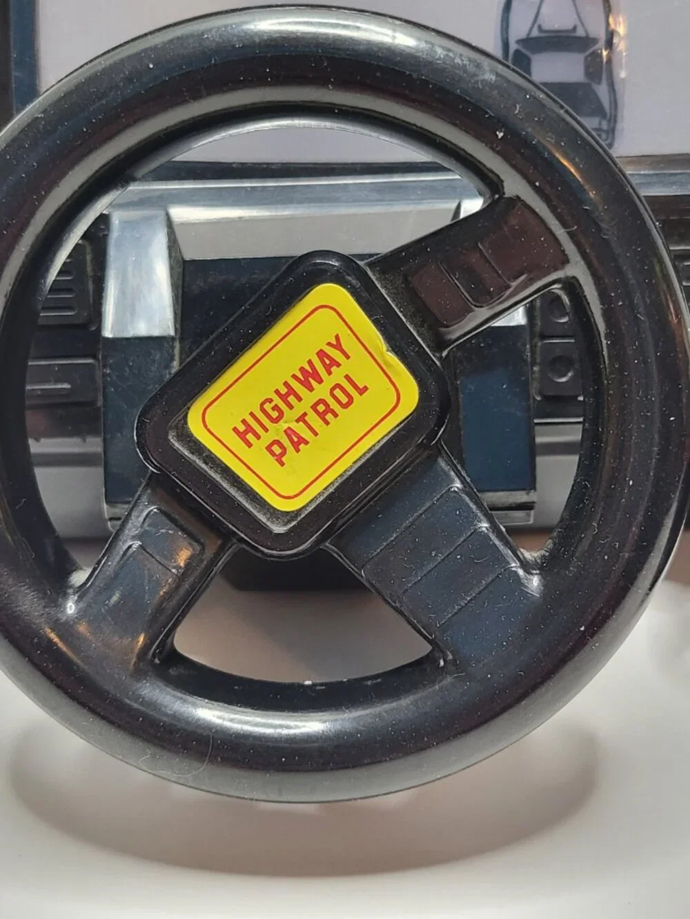 Learn to Drive Highway Patrol Dashboard Vintage Unisex Kids Driving Dash Game
